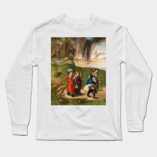 Lot and His Daughters by Albrecht Durer Long Sleeve T-Shirt